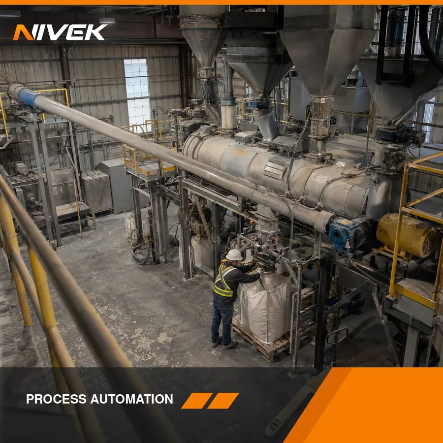 Fertilizer plant automation — formulation and bagging