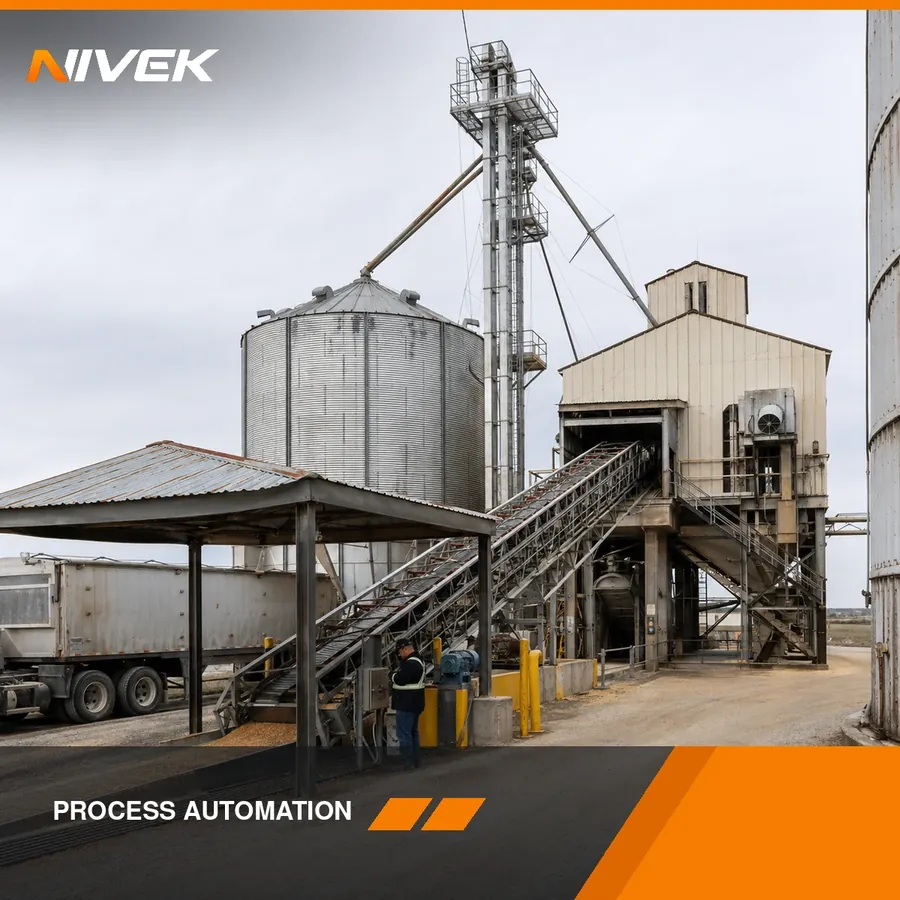 Automated grain handling — drying and storage