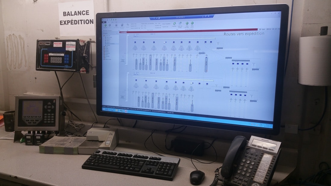 Écran Tactile de 42'' pour les opérations de chargement